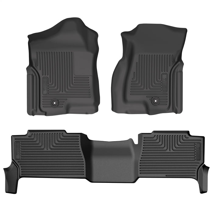 Husky Liners 93541 Weatherbeater-Front/2nd Seat Floor Liners for Select Cadillac Escalade, Chevrolet Tahoe