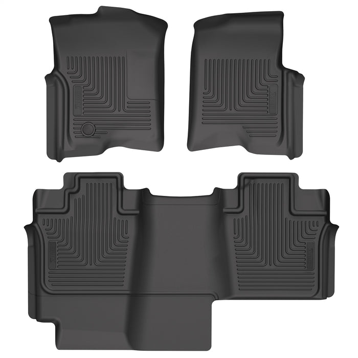 Husky Liners 93621 Weatherbeater-Front/2nd Seat Floor Liners for Select Ford F-150