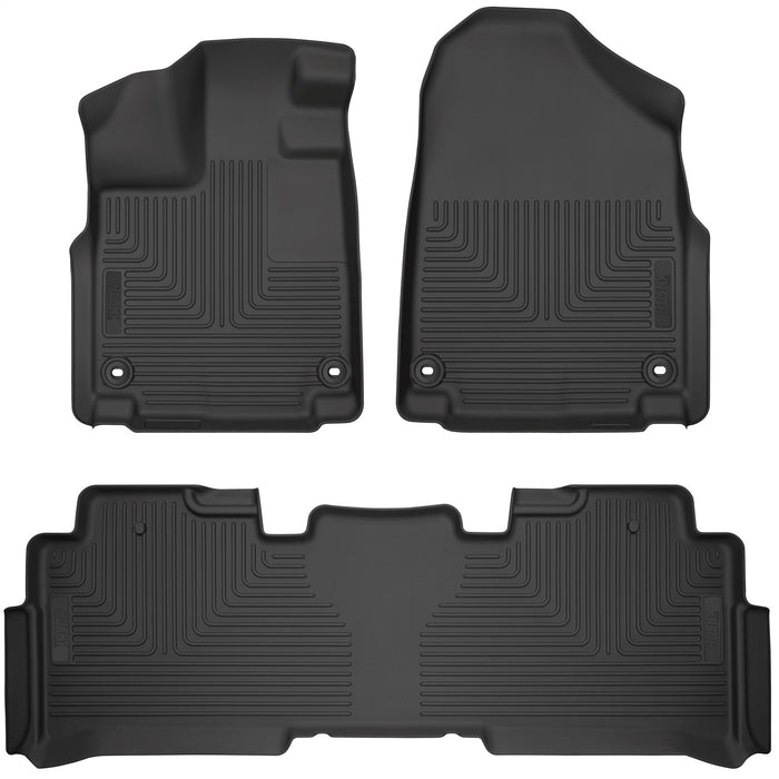 Husky Liners 93761 Weatherbeater-Front/2nd Seat Floor Liners for Select Honda Odyssey
