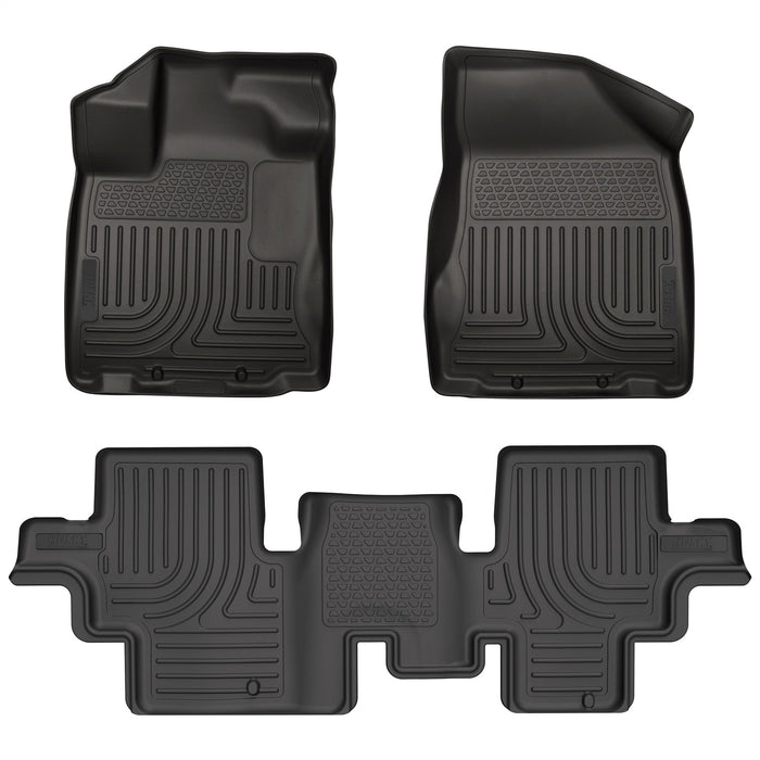 Husky Liners 93791 Weatherbeater-Front/2nd Seat Floor Liners for Select Nissan Pathfinder