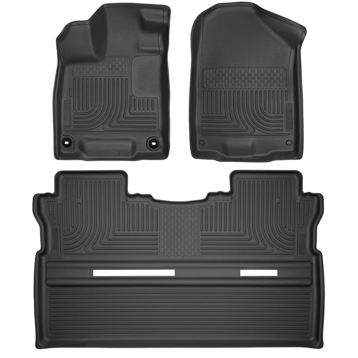 Husky Liners 93811 Weatherbeater-Front/2nd Seat Floor Liners for Select Honda Ridgeline