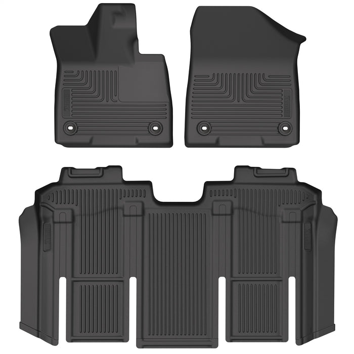 Husky Liners 93851 Weatherbeater-Front/2nd Seat Floor Liners for Select Toyota Sienna