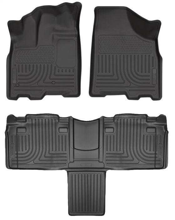 Husky Liners 93861 Weatherbeater-Front/2nd Seat Floor Liners for Select Toyota Sienna