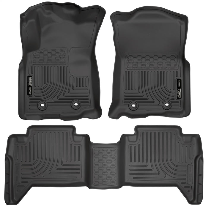 Husky Liners 93941 Weatherbeater-Front/2nd Seat Floor Liners for Select Toyota Tacoma