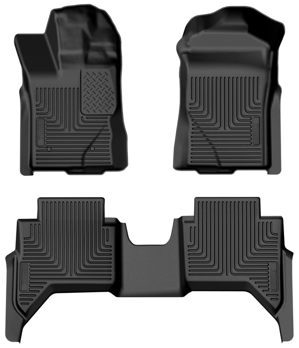Husky Liners 94171 Weatherbeater-Front/2nd Seat Floor Liners for Select Ford Ranger
