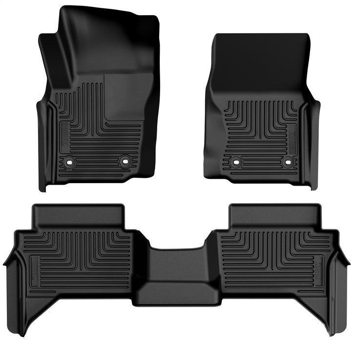 Husky Liners 94291 Weatherbeater-Front/2nd Seat Floor Liners for Select Toyota Tacoma