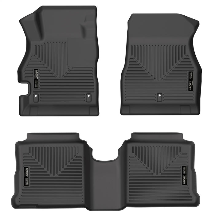 Husky Liners 95041 Weatherbeater-Front/2nd Seat Floor Liners for Select Nissan Versa
