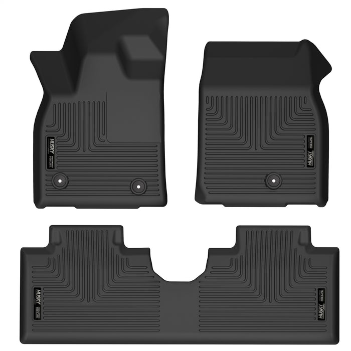 Husky Liners 95071 Weatherbeater-Front/2nd Seat Floor Liners for Select Ford Mustang Mach-E, Lincoln Nautilus