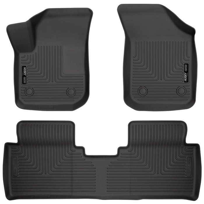 Husky Liners 95111 Weatherbeater-Front/2nd Seat Floor Liners for Select Buick Envision, Toyota Tundra