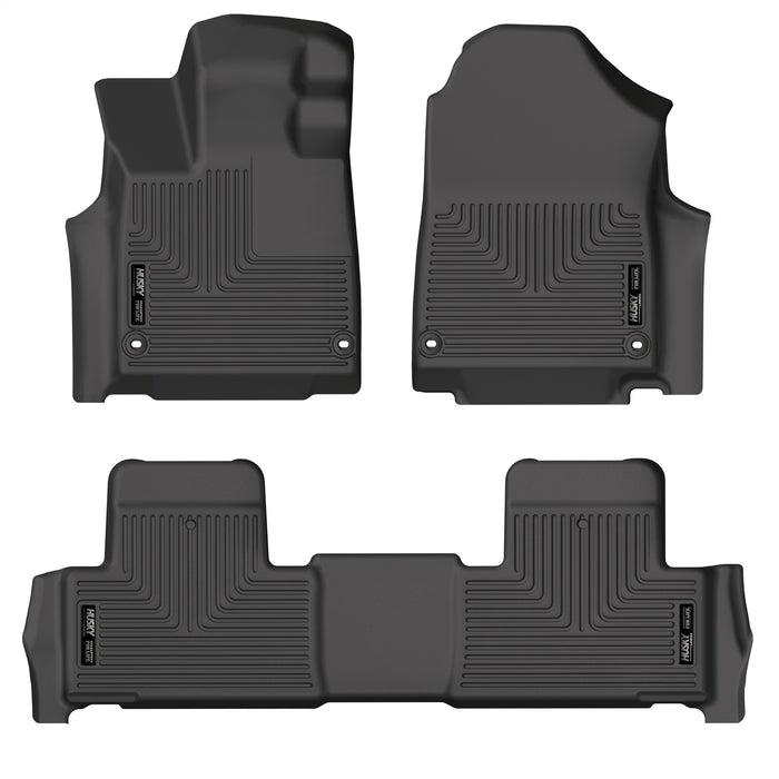 Husky Liners 95181 Weatherbeater-Front/2nd Seat Floor Liners for Select Acura MDX