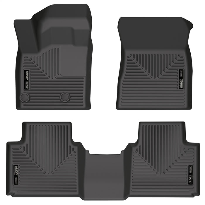 Husky Liners 95191 Weatherbeater-Front/2nd Seat Floor Liners for Select Mitsubishi Outlander
