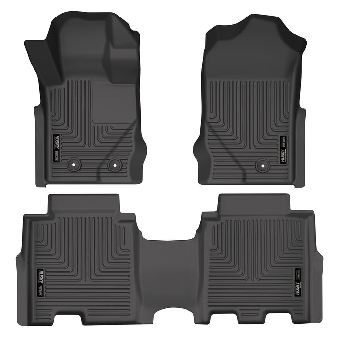 Husky Liners 95301 Weatherbeater-Front/2nd Seat Floor Liners for Select Ford Bronco