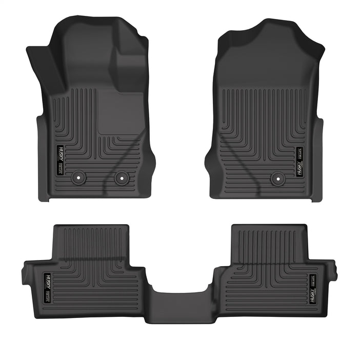 Husky Liners 95311 Weatherbeater-Front/2nd Seat Floor Liners for Select Ford Bronco