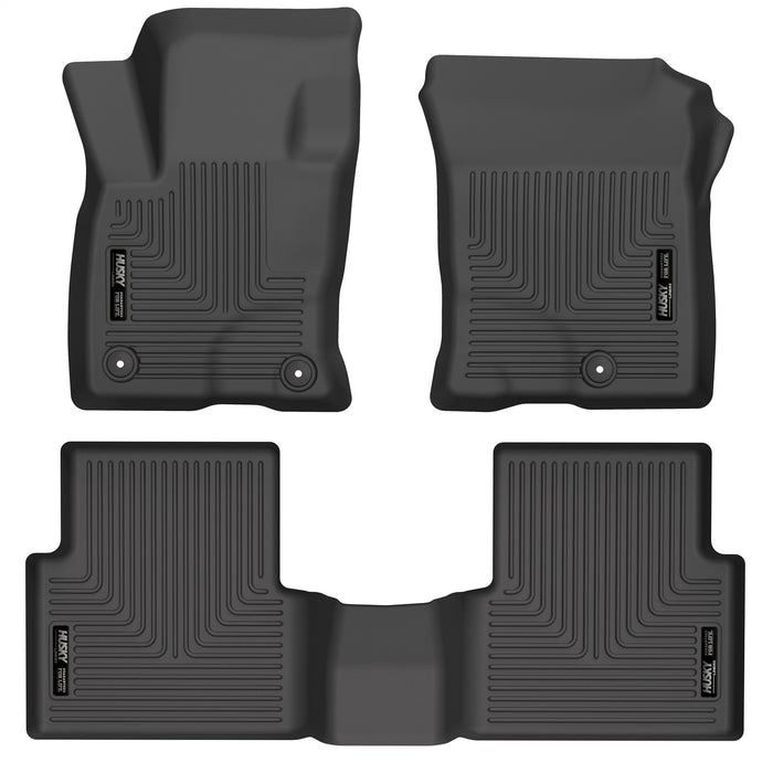 Husky Liners 95341 Weatherbeater-Front/2nd Seat Floor Liners for Select Ford Bronco Sport
