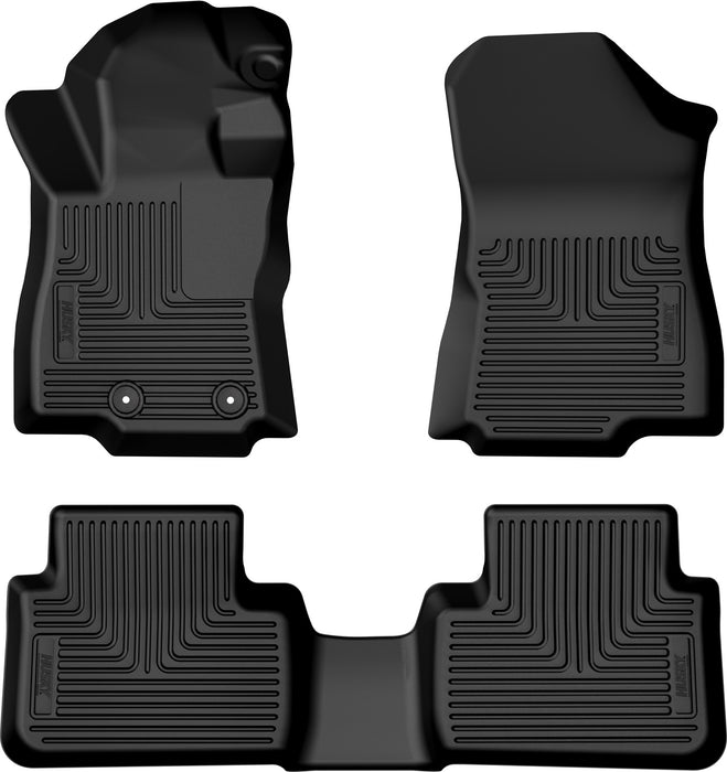 Husky Liners 95381 Weatherbeater-Front/2nd Seat Floor Liners for Select Subaru Forester