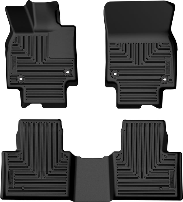 Husky Liners 95431 Weatherbeater-Front/2nd Seat Floor Liners for Select Toyota Crown, Toyota Crown Signia