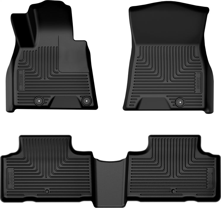 Husky Liners 95441 Weatherbeater-Front/2nd Seat Floor Liners for Select Genesis GV80