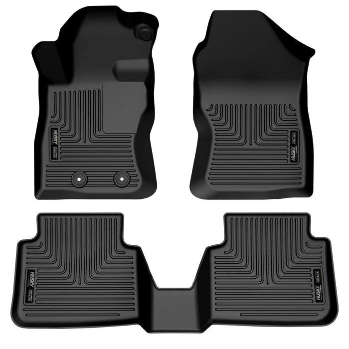 Husky Liners 95451 Weatherbeater-Front/2nd Seat Floor Liners for Select Subaru Crosstrek, Subaru Impreza