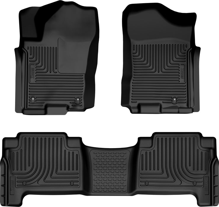 Husky Liners 95461 Weatherbeater-Front/2nd Seat Floor Liners for Select Nissan Armada