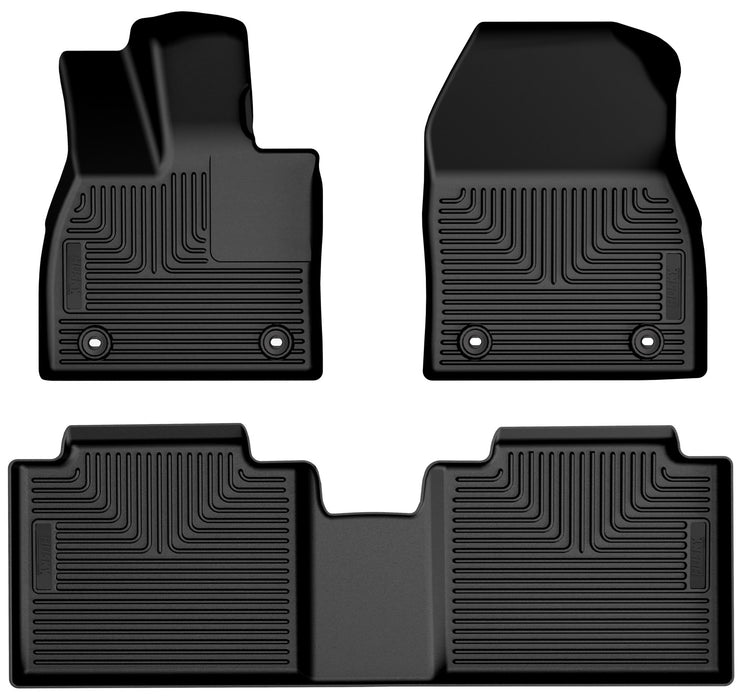 Husky Liners 95471 Weatherbeater-Front/2nd Seat Floor Liners for Select Lexus RZ450e