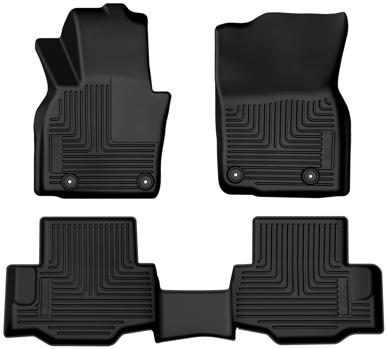 Husky Liners 95481 Weatherbeater-Front/2nd Seat Floor Liners for Select Mazda CX-90