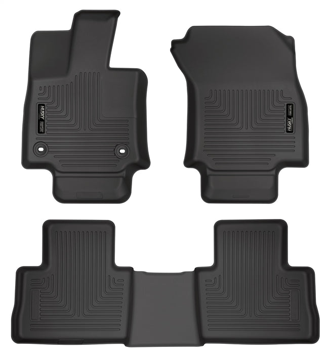 Husky Liners 95501 Weatherbeater-Front/2nd Seat Floor Liners for Select Toyota RAV4