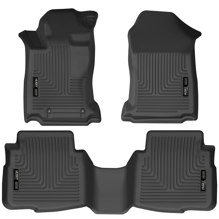 Husky Liners 95541 Weatherbeater-Front/2nd Seat Floor Liners for Select Subaru Legacy, Subaru Outback