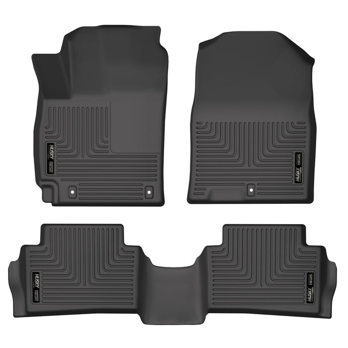 Husky Liners 95581 Weatherbeater-Front/2nd Seat Floor Liners for Select Hyundai Kona