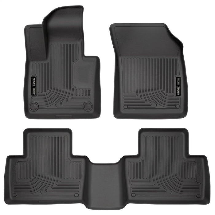 Husky Liners 95601 Weatherbeater-Front/2nd Seat Floor Liners for Select Volvo XC90