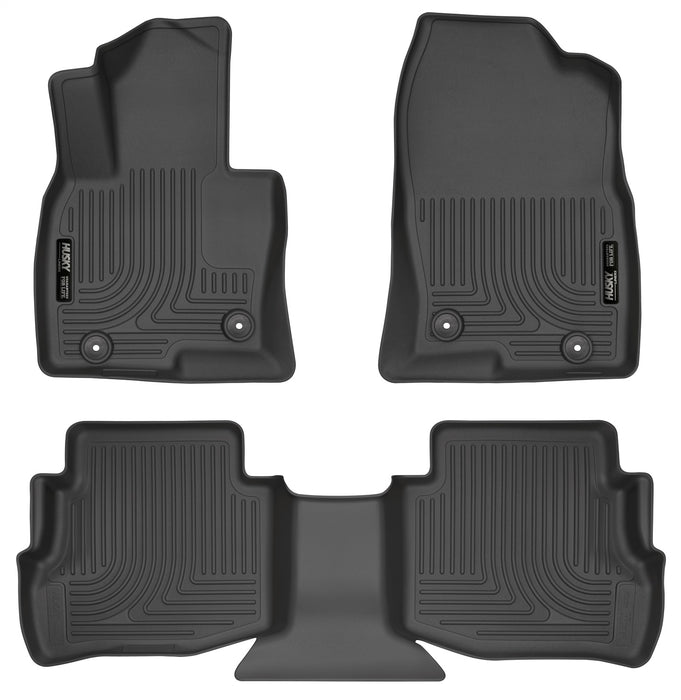 Husky Liners 95611 Weatherbeater-Front/2nd Seat Floor Liners for Select Mazda CX-9