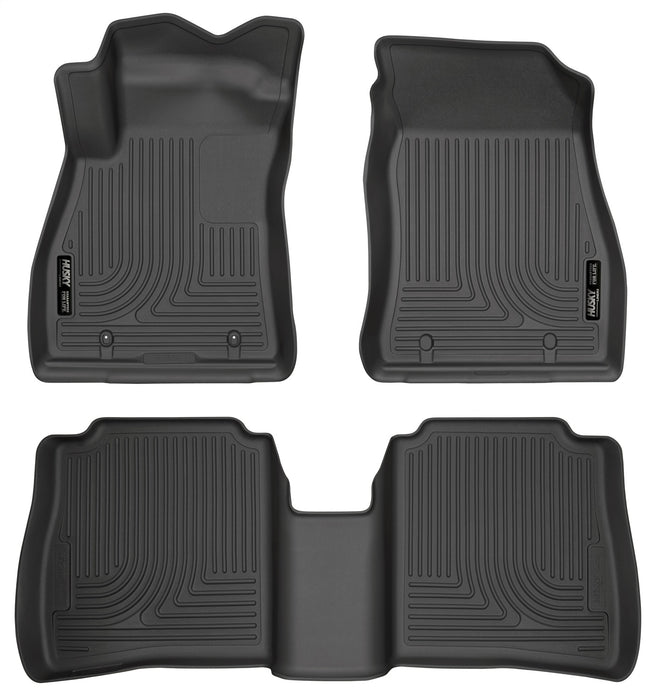 Husky Liners 95631 Weatherbeater-Front/2nd Seat Floor Liners for Select Nissan Sentra