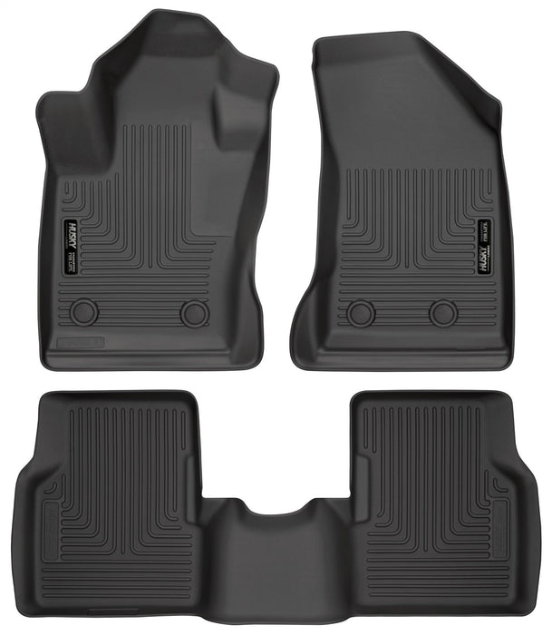 Husky Liners 95681 Weatherbeater-Front/2nd Seat Floor Liners for Select Jeep Compass