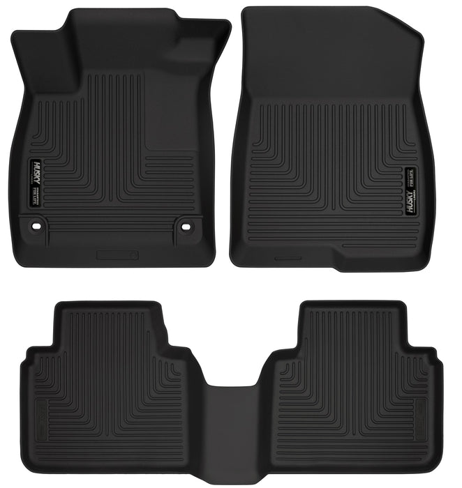 Husky Liners 95741 Weatherbeater-Front/2nd Seat Floor Liners for Select Honda Accord