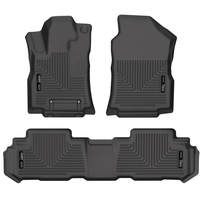 Husky Liners 95871 Weatherbeater-Front/2nd Seat Floor Liners for Select Subaru Ascent