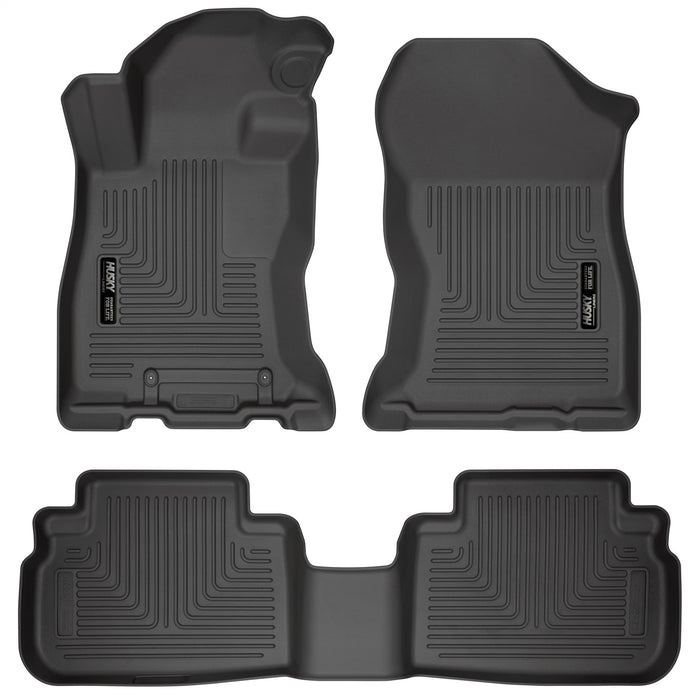 Husky Liners 95891 Weatherbeater-Front/2nd Seat Floor Liners for Select Subaru Forester