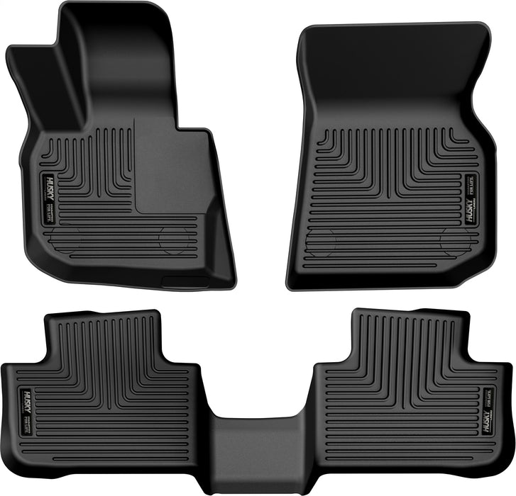 Husky Liners 95911 Weatherbeater-Front/2nd Seat Floor Liners for Select BMW X3, BMW X4