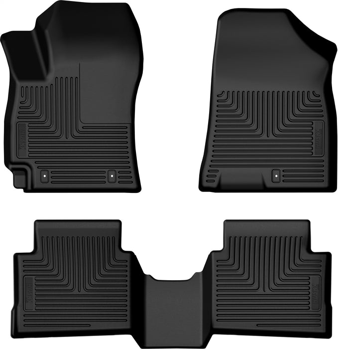 Husky Liners 95951 Weatherbeater-Front/2nd Seat Floor Liners for Select Hyundai Kona