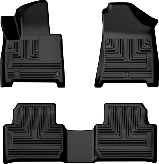 Husky Liners 95961 Weatherbeater-Front/2nd Seat Floor Liners for Select Hyundai Santa Fe