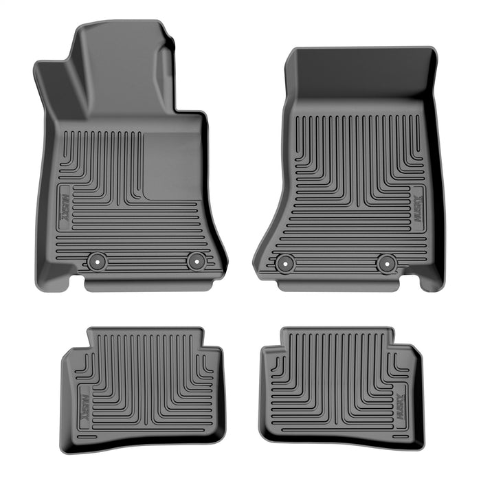 Husky Liners 96121 Weatherbeater-Front/2nd Seat Floor Liners for Select Mercedes-Benz C300
