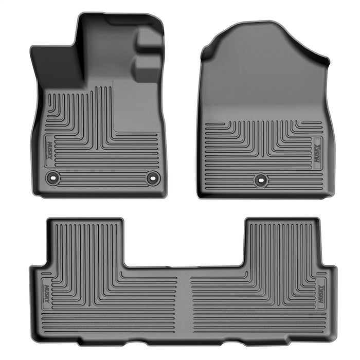 Husky Liners 96131 Weatherbeater-Front/2nd Seat Floor Liners for Select Honda Passport