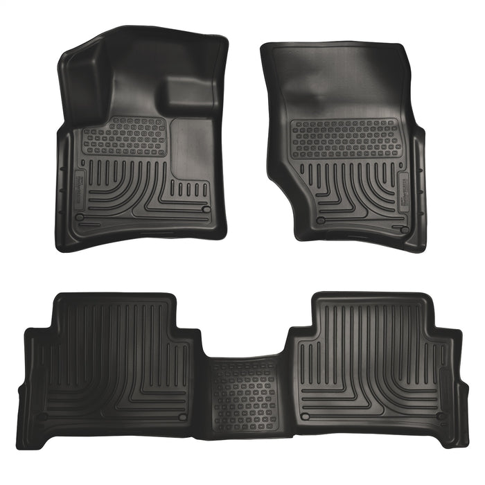 Husky Liners 96421 Weatherbeater-Front/2nd Seat Floor Liners for Select Audi Q7