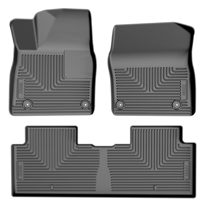 Husky Liners 96541 Weatherbeater-Front/2nd Seat Floor Liners for Select Kia EV6