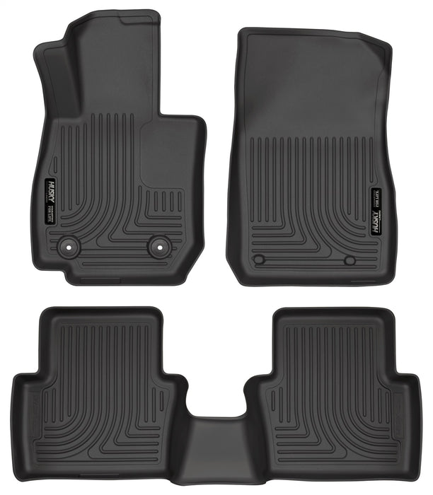 Husky Liners 96701 Weatherbeater-Front/2nd Seat Floor Liners for Select Mazda CX-3
