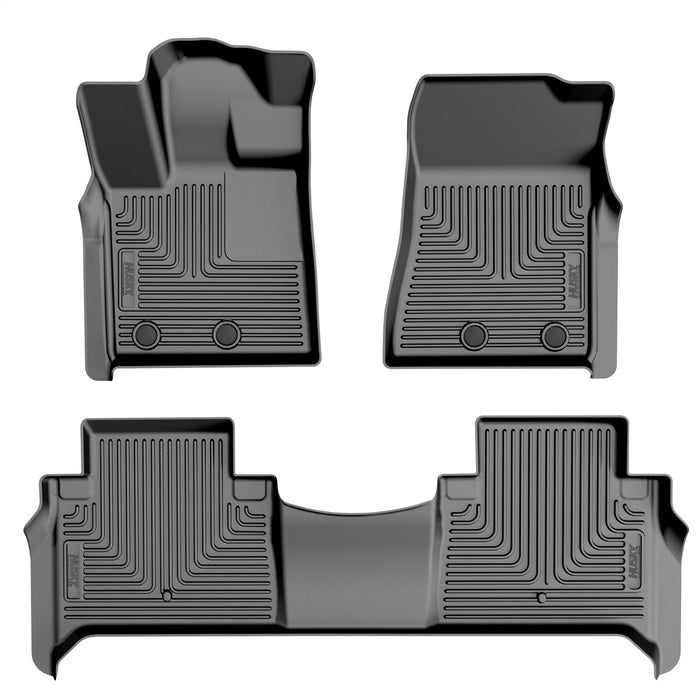 Husky Liners 96751 Weatherbeater-Front/2nd Seat Floor Liners for Select Chevrolet Silverado 1500, GMC Sierra