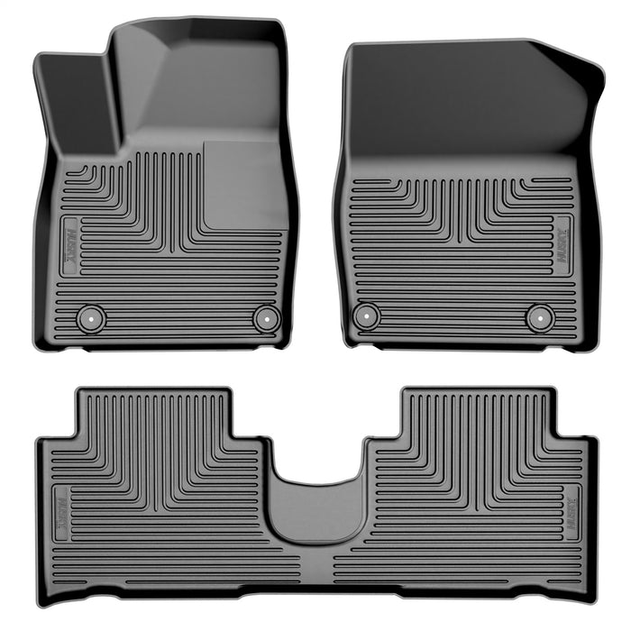 Husky Liners 96891 Weatherbeater-Front/2nd Seat Floor Liners for Select Hyundai Ioniq 5