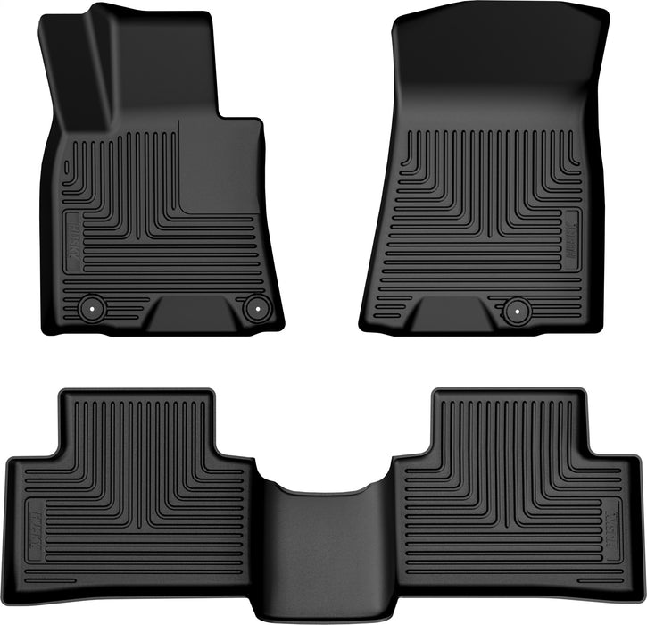 Husky Liners 96911 Weatherbeater-Front/2nd Seat Floor Liners for Select Genesis GV70