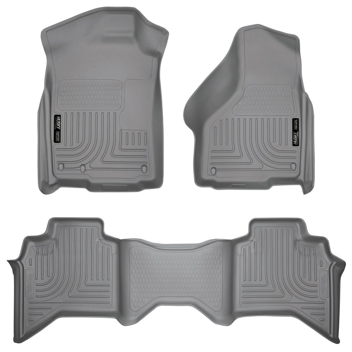 Husky Liners 98032 Weatherbeater-Front/2nd Seat Floor Liners for Select Dodge Ram 1500, Dodge Ram 2500, Dodge Ram