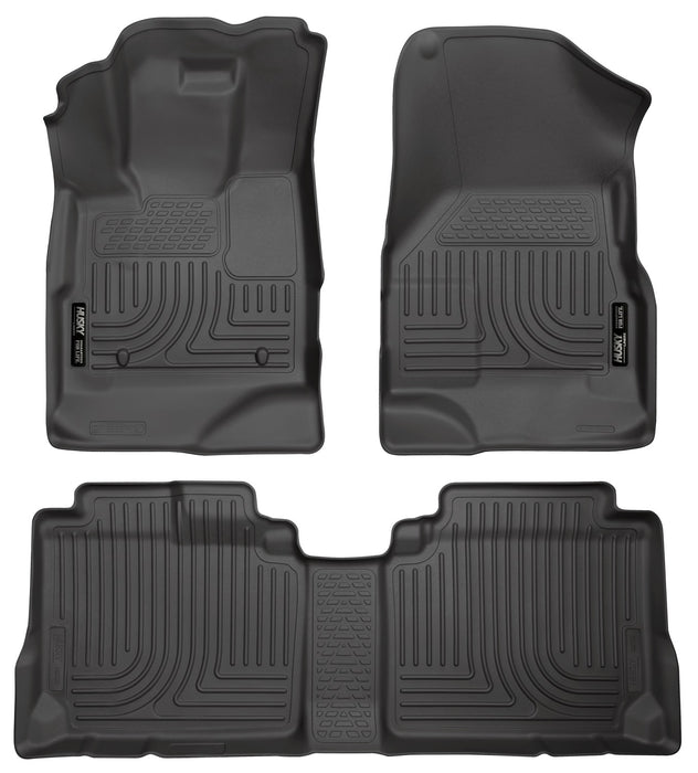 Husky Liners 98131 Weatherbeater-Front/2nd Seat Floor Liners for Select Chevrolet Equinox, GMC Terrain