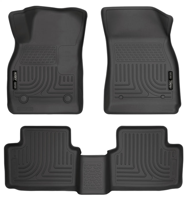 Husky Liners 98191 Weatherbeater-Front/2nd Seat Floor Liners for Select Chevrolet Malibu, Chevrolet Malibu Limited
