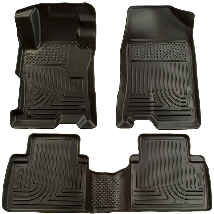 Husky Liners 98301 Weatherbeater-Front/2nd Seat Floor Liners for Select Ford Fusion, Lincoln MKZ, Mercury Milan